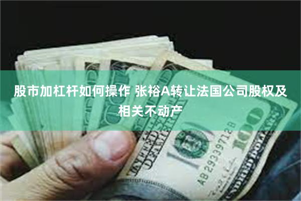 股市加杠杆如何操作 张裕A转让法国公司股权及相关不动产